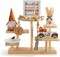 6PCS Thanksgiving Tiered Tray Decor Set for Home – Rustic Farmhouse Fall Tabletop Decorations with Pumpkin Wooden Signs for Shelf, Mantel, Fireplace, Office Desk & Autumn Centerpiece Display